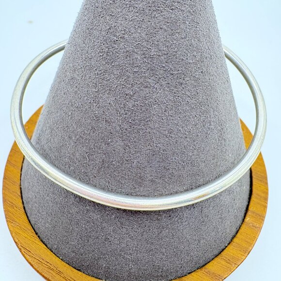 VTG Solid Sterling Silver 925 Teardrop Open Cuff Bracelet Size 7.5" Fit - Picture 6 of 10